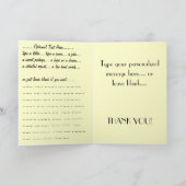 Hartelijk dank voor de kaarten White Flowers Custo (Binnen)