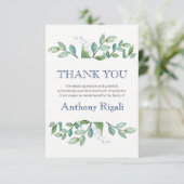 Hartelijk dank voor de kaartje Greenery Suite Bedankkaart (Staand voorkant)