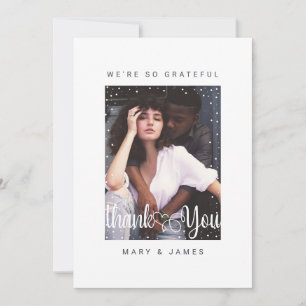 Hartelijk dank voor de kerstfeestelijke fotokaart kaart