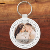 Hartelijk dank voor de klassieke korte foto van he sleutelhanger (Voorkant)