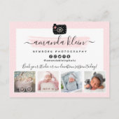 Hartelijk dank voor de kleinste fotografie Logo 4- Briefkaart (Achterkant)