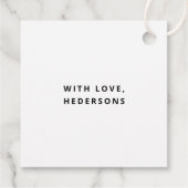 Hartelijk dank voor de kleurrijke Confetti Polka D Bedankjes Labels (Achterkant)