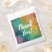 Hartelijk dank voor de kleurrijke mandala boho chi bedankzakje (Geknipt)