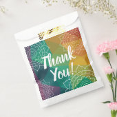 Hartelijk dank voor de kleurrijke mandala boho chi bedankzakje (Gezegeld)