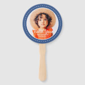 Hartelijk dank voor de komst van de aangepaste fot handwaaier (Voorkant)