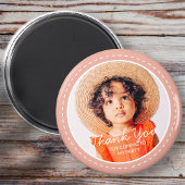 Hartelijk dank voor de komst van de aangepaste fot magneet