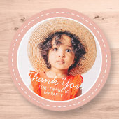 Hartelijk dank voor de komst van de aangepaste fot ronde sticker