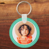 Hartelijk dank voor de komst van de aangepaste fot sleutelhanger (Voorkant)