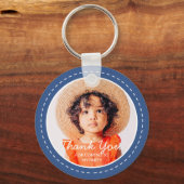 Hartelijk dank voor de komst van de aangepaste fot sleutelhanger (Achterkant)