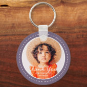 Hartelijk dank voor de komst van de aangepaste fot sleutelhanger (Voorkant)