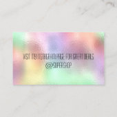 Hartelijk dank voor de Korting op het poshmark-ins Visitekaartje (Achterkant)