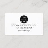 Hartelijk dank voor de korting op installatielever visitekaartje (Achterkant)