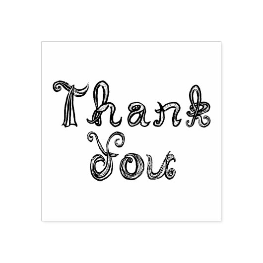 Hartelijk dank voor de kunststempel Font Wood Rubberstempel (Afrduk)