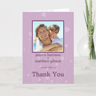 Hartelijk dank voor de lavender Hartelijk dank Bedankkaart