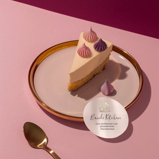 Hartelijk dank voor de Logo Kitchen die bakkerijpr Ronde Sticker