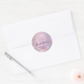Hartelijk dank voor de Logo Kitchen die Chef Baker Ronde Sticker (Envelop)