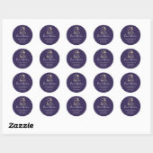 Hartelijk dank voor de Logo Kitchen Kooking Bakery Ronde Sticker (Vel)