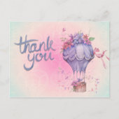  Hartelijk dank voor de luchtballon Briefkaart (Voorkant)