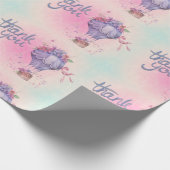  Hartelijk dank voor de luchtballon Cadeaupapier (Hoek)