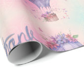  Hartelijk dank voor de luchtballon Cadeaupapier (Rol Hoek)