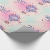  Hartelijk dank voor de luchtballon Cadeaupapier (Hoek)