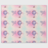  Hartelijk dank voor de luchtballon Cadeaupapier (Vlak)