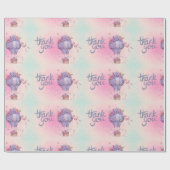  Hartelijk dank voor de luchtballon Cadeaupapier (Vlak)