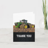 Hartelijk dank voor de Mannen Tractor Boerderij Eq Bedankkaart (Voorkant)