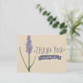 Hartelijk dank voor de meest knulpende hyacinth briefkaart (Staand voorkant)