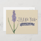 Hartelijk dank voor de meest knulpende hyacinth briefkaart (Voorkant / Achterkant)