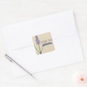 Hartelijk dank voor de meest knulpende hyacinth vierkante sticker (Envelop)