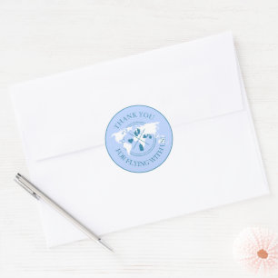 Hartelijk dank voor de minimalistische moderniseri ronde sticker