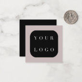 Hartelijk dank voor de moderne edele grafische Log Notitiekaartje (Voorkant / Achterkant in situ)