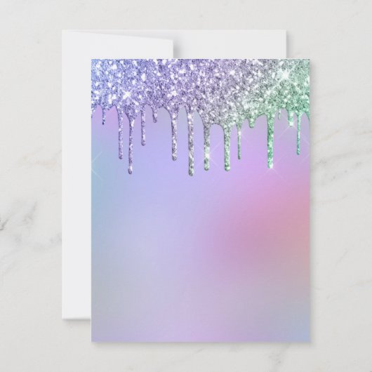 Hartelijk dank voor de moderne regenboogballonnen kaart (Achterkant)