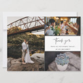 Hartelijk dank voor de multi-foto collage bruiloft (Voorkant)