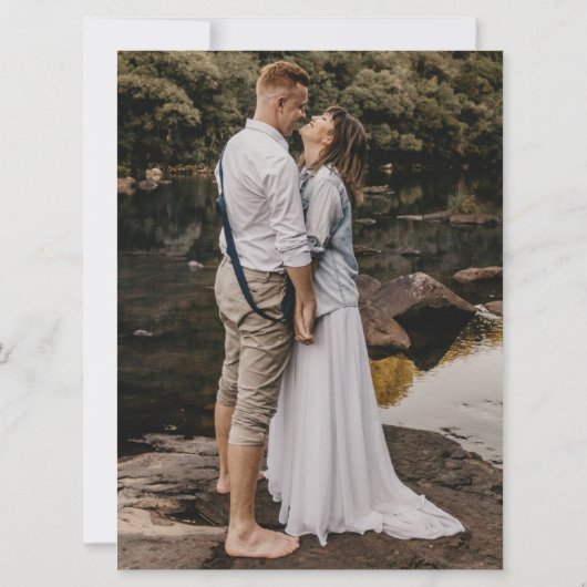 Hartelijk dank voor de multi-foto collage bruiloft (Achterkant)