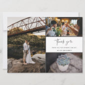 Hartelijk dank voor de multi-foto collage bruiloft (Voorkant)