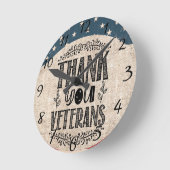 Hartelijk dank voor de muur van Veteranen Ronde Klok (Hoek)