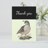 Hartelijk dank voor de Natuur van Californische kw Bedankkaart (Staand voorkant)