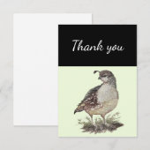 Hartelijk dank voor de Natuur van Californische kw Bedankkaart (Voorkant / Achterkant)