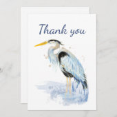 Hartelijk dank voor de Natuur van de blauwe hond Bedankkaart (Voorkant / Achterkant)