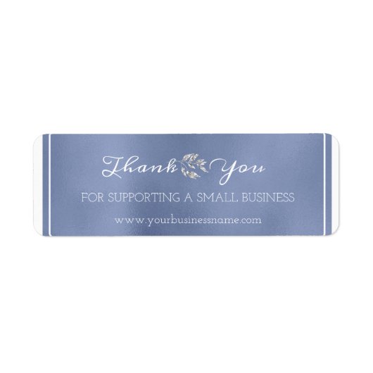 Hartelijk dank voor de ondersteuning van de kleine etiket (Voorkant)
