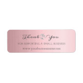 Hartelijk dank voor de ondersteuning van de Silver Etiket (Voorkant)