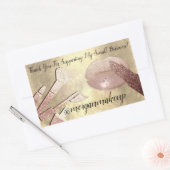 Hartelijk dank voor de ondersteuning van de Small  Rechthoekige Sticker (Envelop)