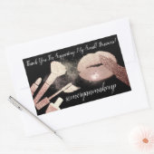 Hartelijk dank voor de ondersteuning van de Small Rechthoekige Sticker (Envelop)