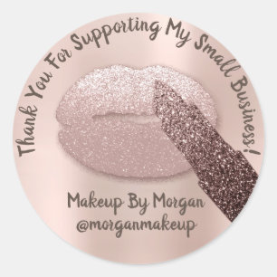 Hartelijk dank voor de ondersteuning van de Small  Ronde Sticker