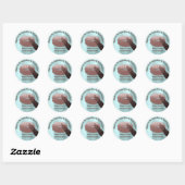 Hartelijk dank voor de ondersteuning van de Small  Ronde Sticker (Vel)