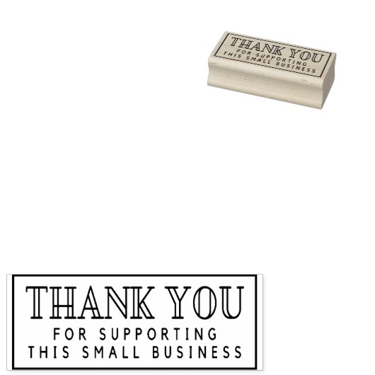 Hartelijk dank voor de ondersteuning van dit klein rubberstempel (Gestempeld)