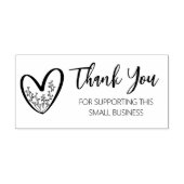 Hartelijk dank voor de ondersteuning van dit klein rubberstempel (Afrduk)