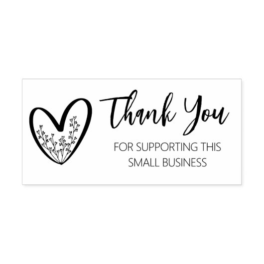 Hartelijk dank voor de ondersteuning van dit klein rubberstempel (Afrduk)